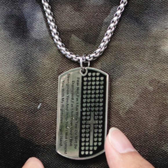 ❤️Soldiers famous Egypt Scripture Necklace, N90201P131 - Picture 3 of 7